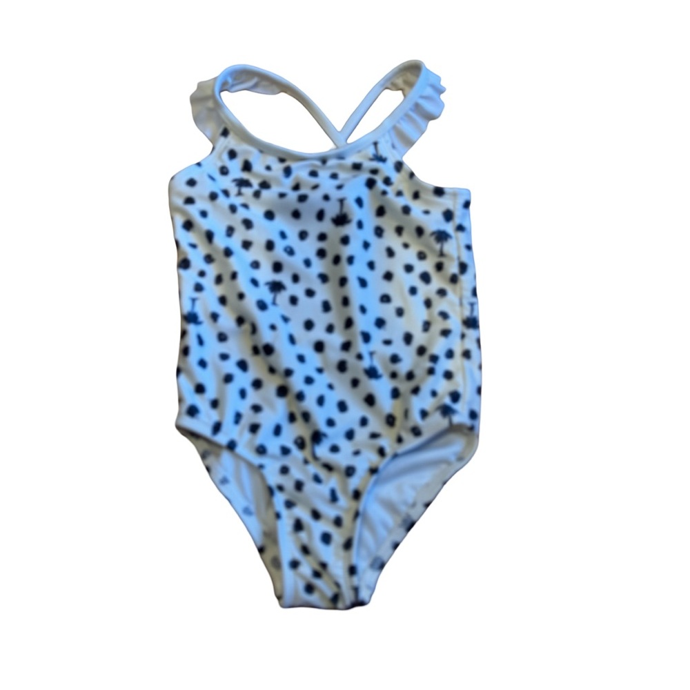 Cat & Jack White and Black One Piece Swimsuit